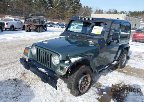 1999 Jeep Wrangler Se z USA, uszkodzony, nr VIN 1J4FY29P7XP405654